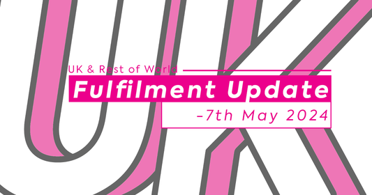 UK & ROW Fulfilment Update - 9th May