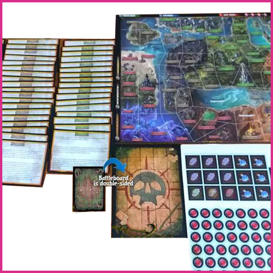 Dungeon Crusade: The Avalon Adventure Board Game - Game Content