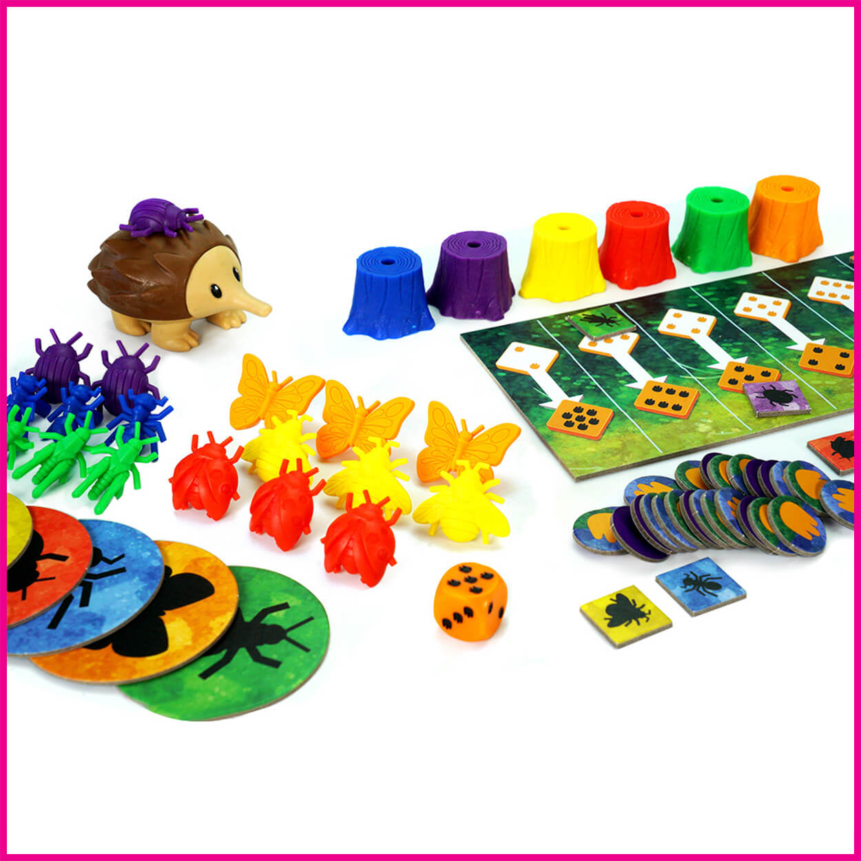 Echidna Shuffle tokens and cards