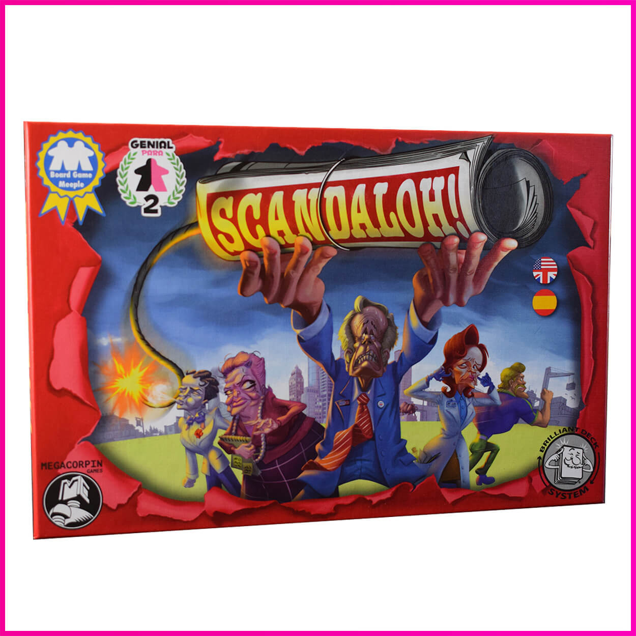 Scandaloh! board game magacorpin