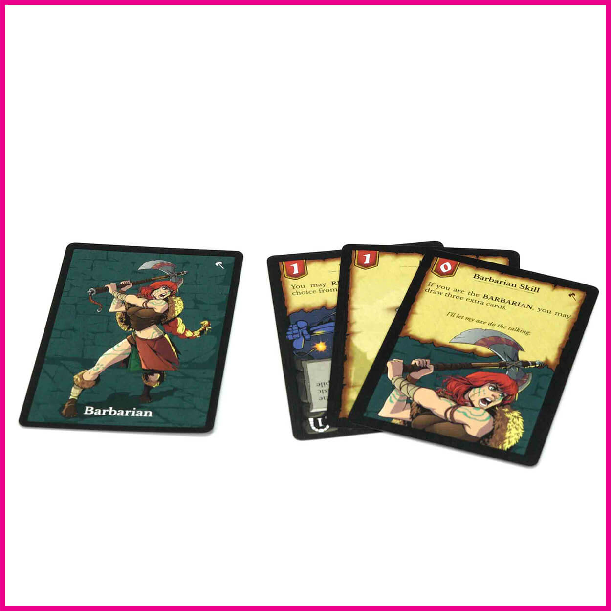 Heroes of Tenefyr Barbarian Card