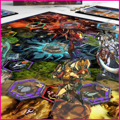 Mythalix board game close up