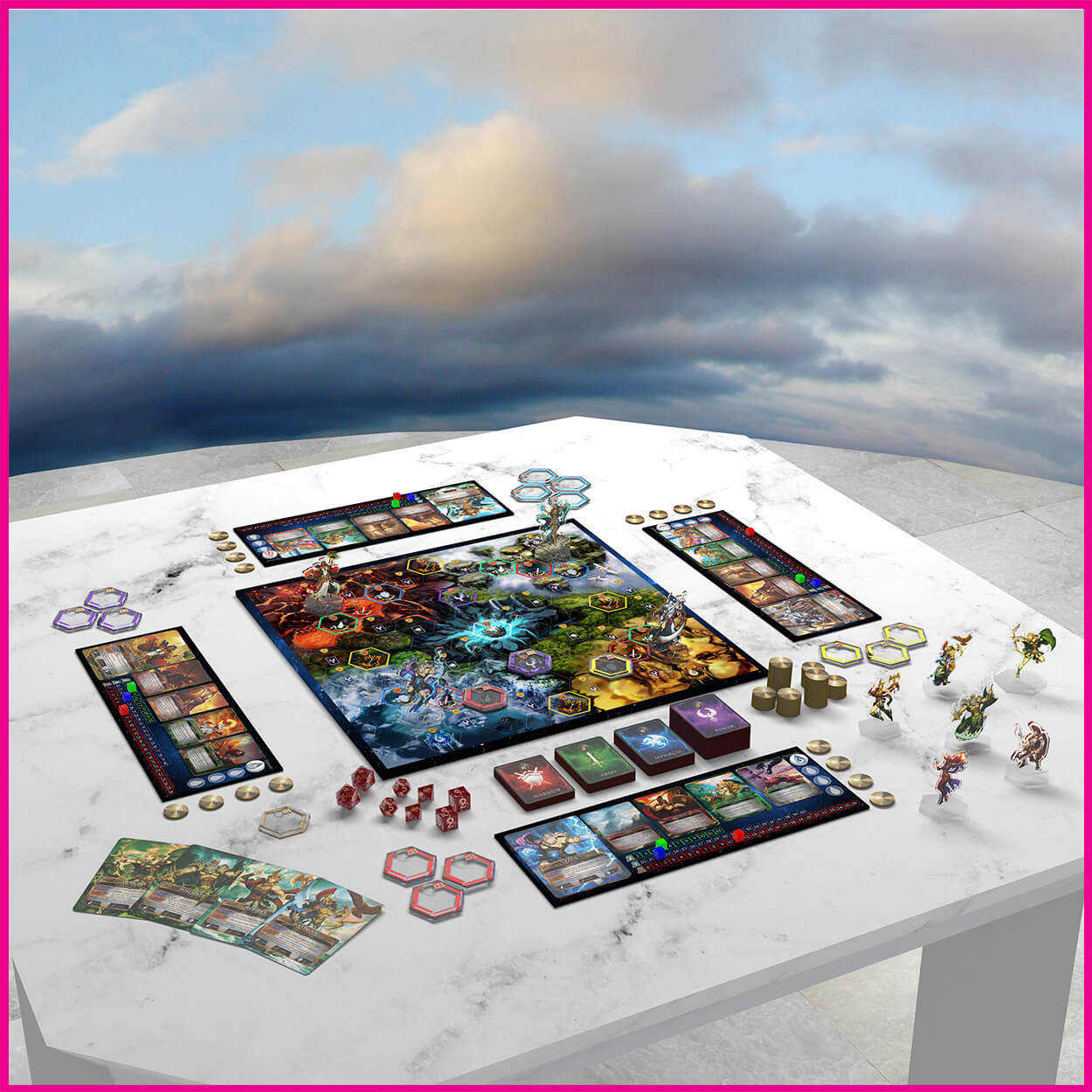 Mythalix board game layout 